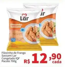 Macromix Atacado Filezinho de Frango Sassami Lar oferta