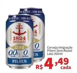 Macromix Atacado Cerveja Imigração Pilsen Zero Alcool oferta