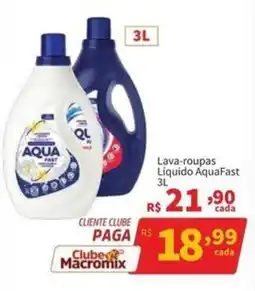 Macromix Atacado Lava-roupas Líquido AquaFast oferta
