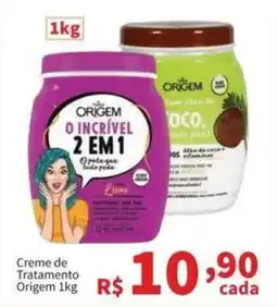 Macromix Atacado Creme de tratamento origem 1kg oferta