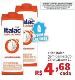 Macromix Atacado Leite italac semidesnatado zero lactose oferta