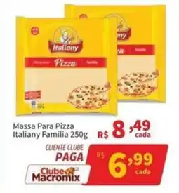 Macromix Atacado Massa para pizza italiana família oferta