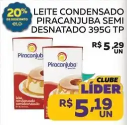 Lider Atacadista Leite condensado piracanjuba semi desnatado oferta