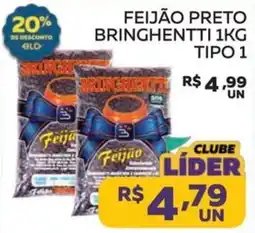 Lider Atacadista Feijão preto bringhentti tipo 1 oferta