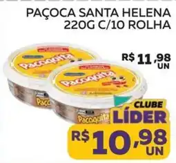 Lider Atacadista Paçoca santa helena oferta