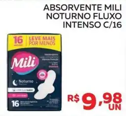 Lider Atacadista absorvente mili noturno fluxo intenso oferta