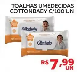 Lider Atacadista toalhas umedecidas cottonbaby oferta