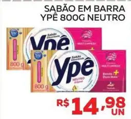 Lider Atacadista Sabão em barra ypê 800g neutro oferta