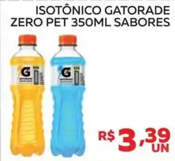 Lider Atacadista Isotônico gatorade zero pet 350ml sabores oferta