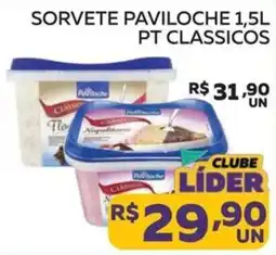 Lider Atacadista Sorvete paviloche pt classicos oferta