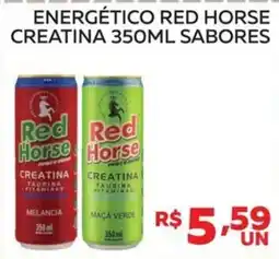 Lider Atacadista Energético red horse creatina 350ml sabores oferta