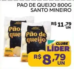 Lider Atacadista Pao de queijo santo mineiro oferta