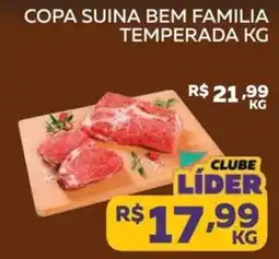 Lider Atacadista Copa suina bem familia temperada oferta