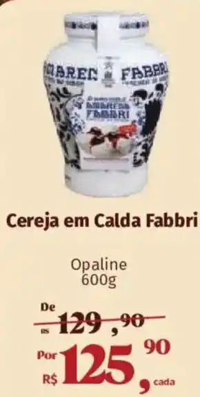 Cereja em calda fabbri