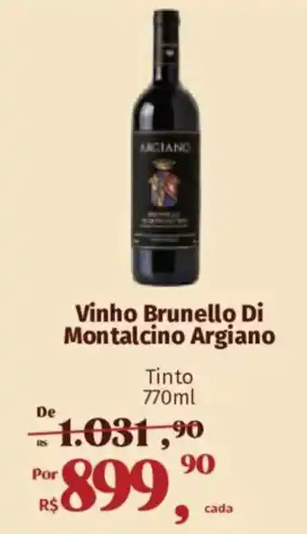 Vinho Brunello Di Montalcino Argiano