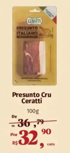 Supermercados Mateus Presunto Cru Ceratti oferta