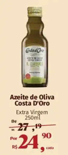Supermercados Mateus Azeite de Oliva Costa D'Oro Extra Virgem oferta