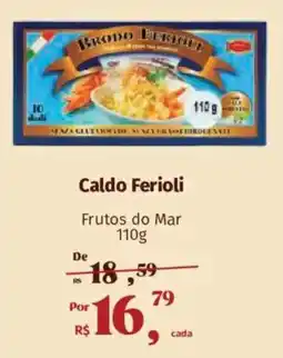 Supermercados Mateus Caldo Ferioli Frutos do Mar oferta