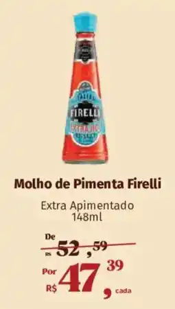 Supermercados Mateus Molho de Pimenta Firelli oferta