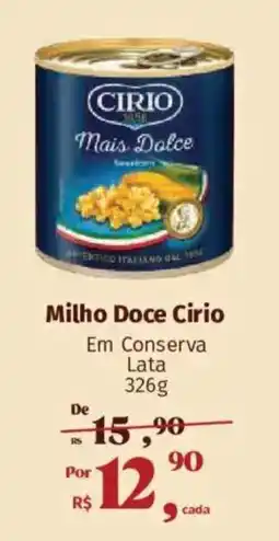 Supermercados Mateus Milho Doce Cirio oferta