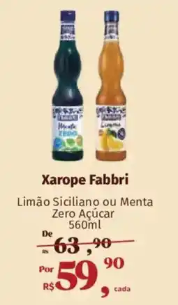 Supermercados Mateus Xarope Fabbri oferta