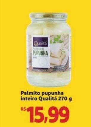 Atacado Máximo Palmito Pupunha Inteiro Qualitá oferta