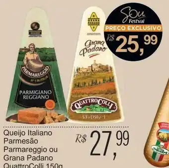 Festval Queijo Italiano Parmesão Parmareggio Ou Grana Padano Quattrocolli oferta