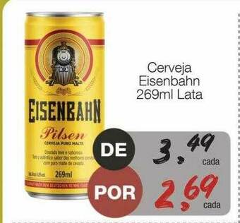Supermercado Dalben Cerveja Eisenbahn oferta