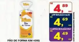Roldão Pão de forma kim oferta