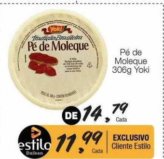Supermercado Dalben Pé De Moleque Yoki oferta