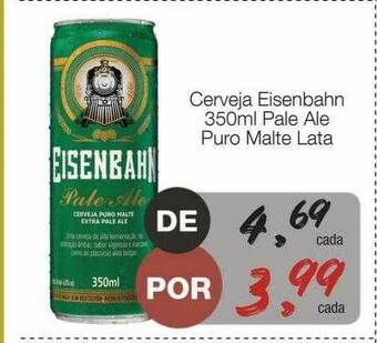 Supermercado Dalben Cerveja Eisenbahn Pale Ale Puro Malte oferta