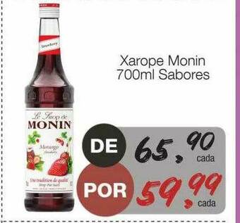 Xarope Monin Sabores
