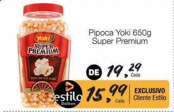 Supermercado Dalben Pipoca Yoki Super Premium oferta