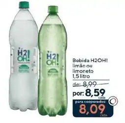 Coop Bebida h2ohi limão ou limoneto oferta