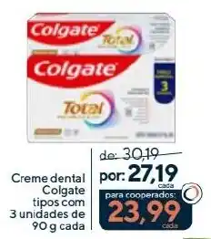 Coop Creme dental Colgate tipos oferta