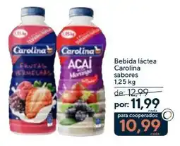 Coop Bebida láctea Carolina sabores oferta