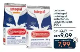 Coop Leite em pó integral ou integral instantâneo la serenissima oferta