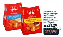 Coop Empanado de frango Perdigão Big Chicken tradicional ou queijo oferta