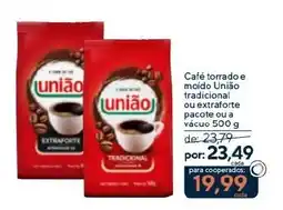 Coop Café torrado e moído União tradicional ou extraforte oferta