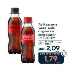 Coop Refrigerante Coca-Cola original ou zero açúcar oferta