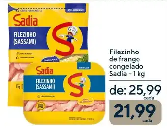 Filezinho de frango congelado Sadia