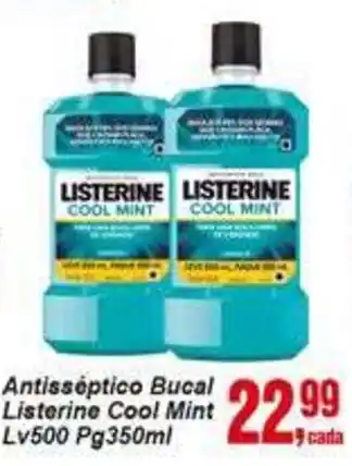 Antisséptico bucal listerine cool mint