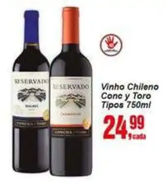 Vinho Chileno Conc y Toro