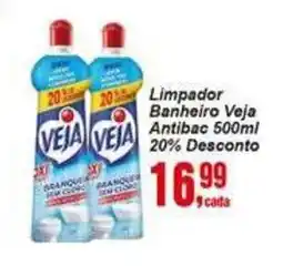 Negreiros Limpador Banheiro Veja Antibac oferta