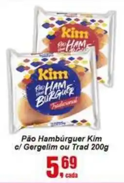 Negreiros Pão Hambúrguer Kim c/ Gergelim ou Trad oferta