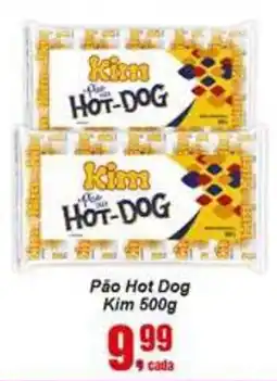 Negreiros Pão hot dog kim oferta
