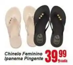 Negreiros Chinelo Feminino Ipanema Pingente oferta