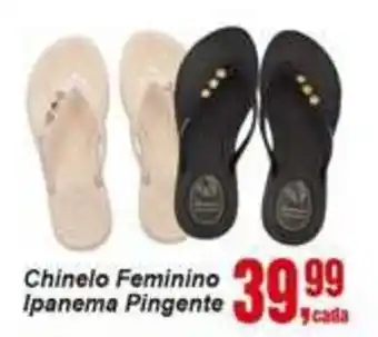 Chinelo Feminino Ipanema Pingente