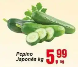 Negreiros Pepino Japonês kg oferta