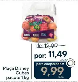 Coop Maçã disney cubes oferta